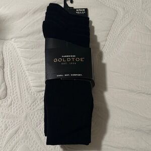 Gold Toe Men's Classic Black Dress Socks